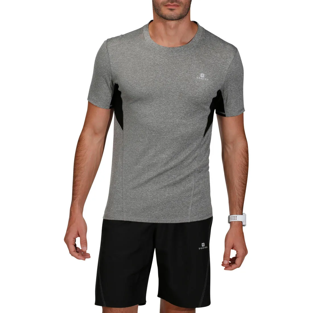 Energy Fitness and Cardio T-Shirt - Mottled Grey
