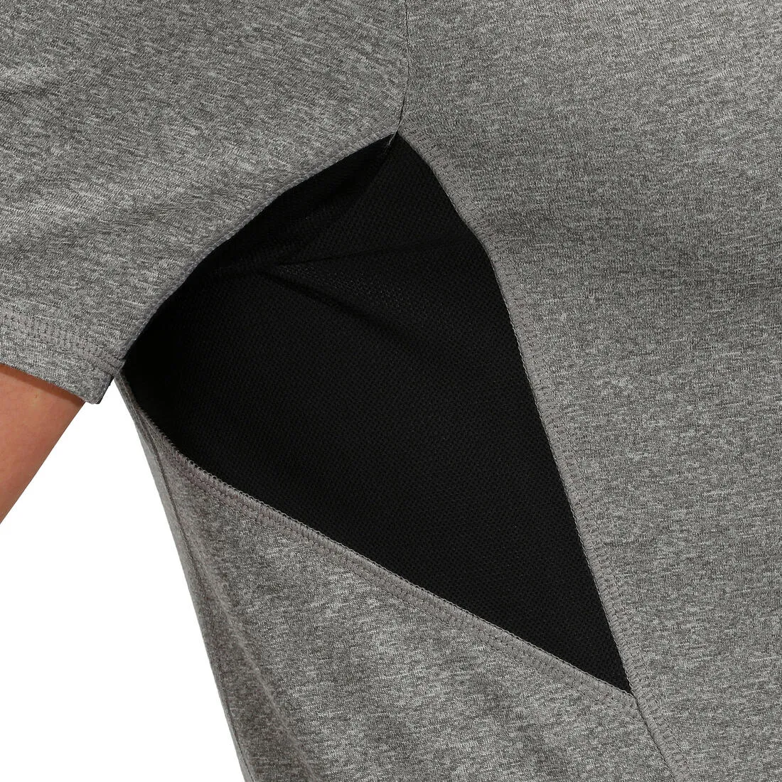 Energy Fitness and Cardio T-Shirt - Mottled Grey