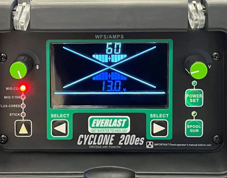Everlast Cyclone 200ES Mig / Stick Welder Dual voltage 120/240 V
