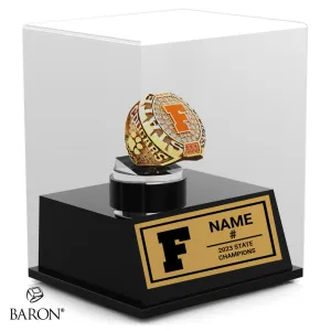 Fallston High School Lacrosse 2023 Championship Display Case