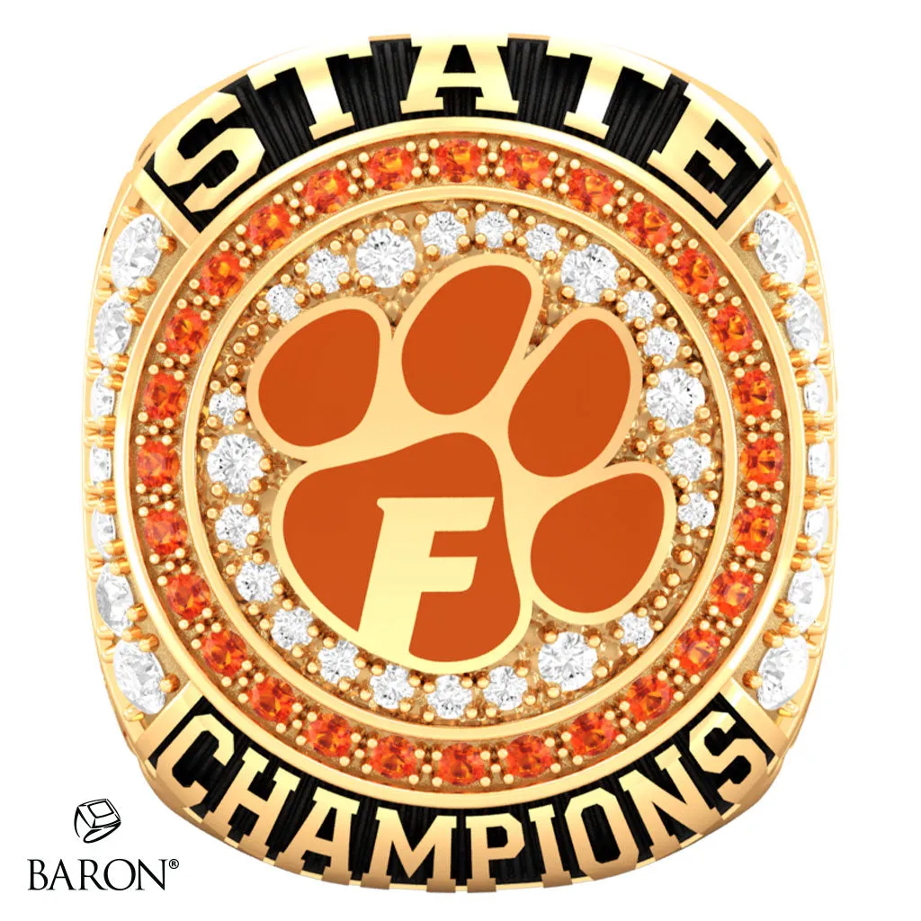 Fallston High School Lacrosse 2024 Championship Ring - Design 1.3
