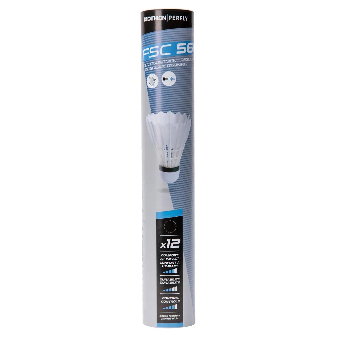 FEATHER SHUTTLECCOCK FSC 560 SPEED 77 x 12