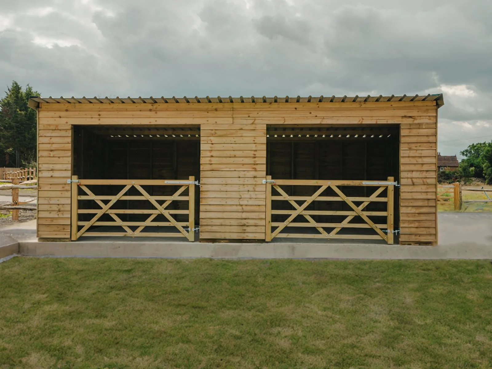 Field Shelter 3.8m Depth - Various Widths