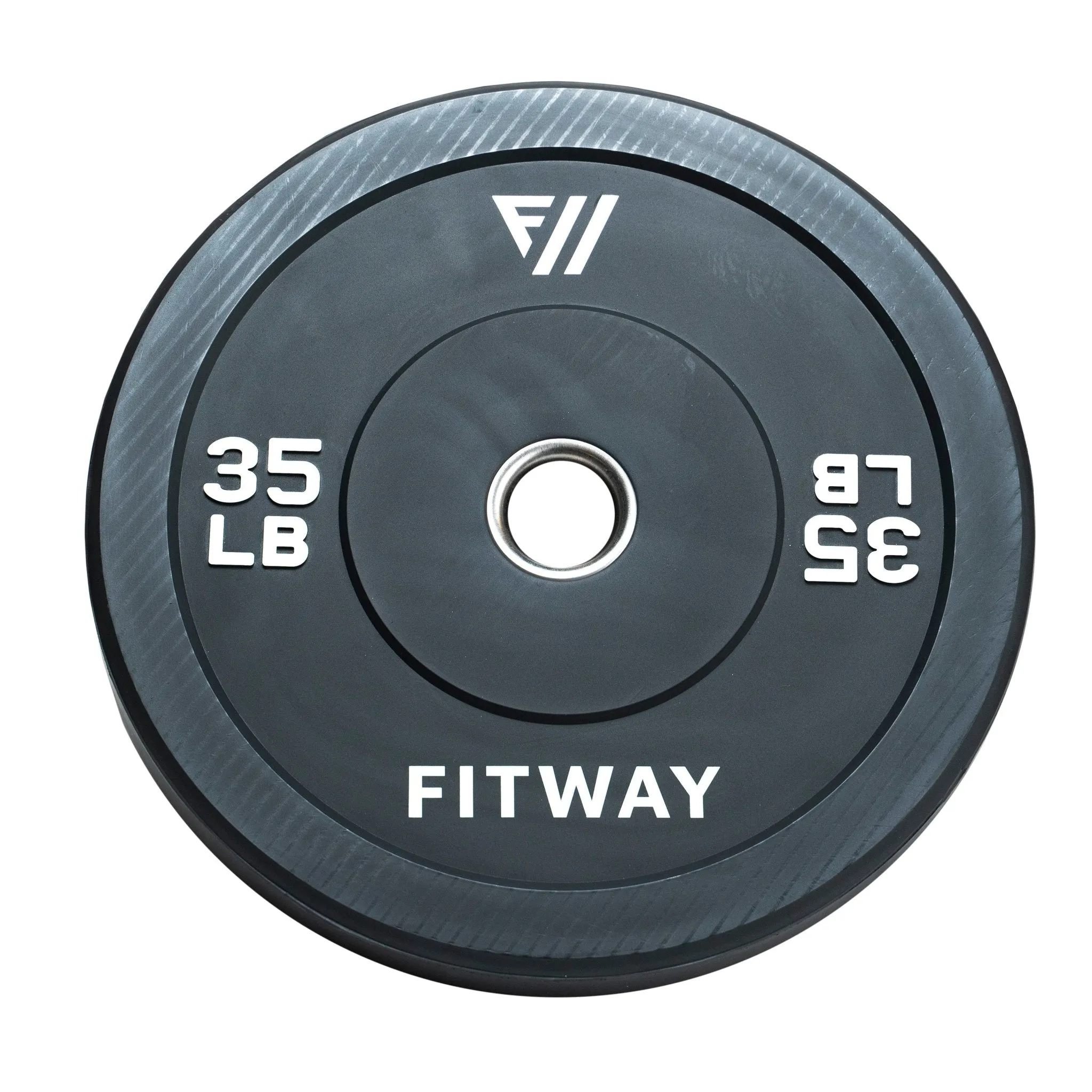 Fitway 35lb Olympic Rubber Bumper Plate
