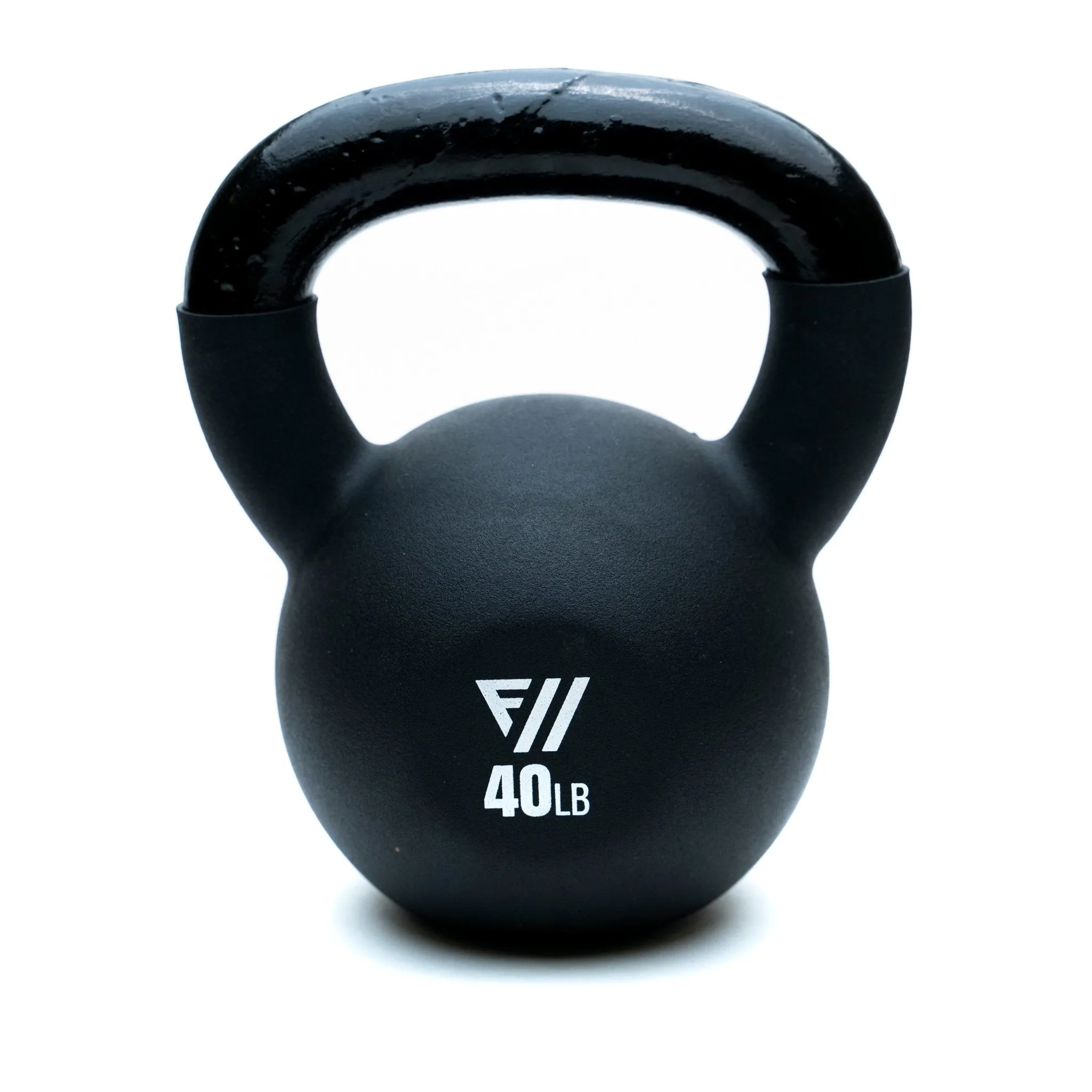 Fitway 40lb Black Neoprene Kettlebell