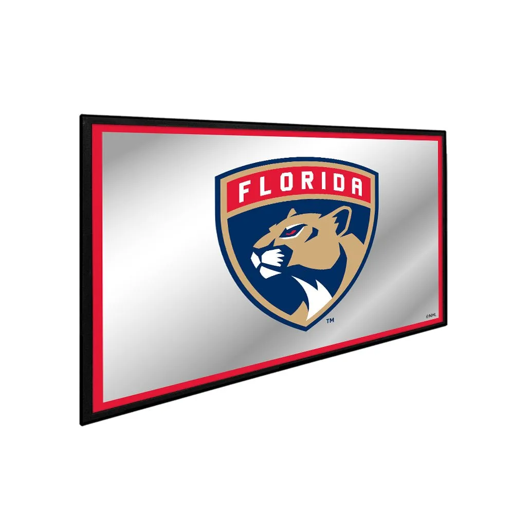 Florida Panthers: Framed Mirrored Wall Sign