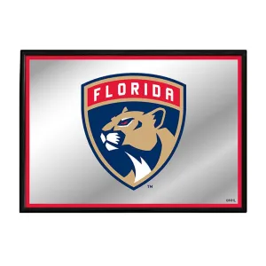 Florida Panthers: Framed Mirrored Wall Sign