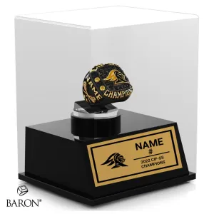 Foothill High School Girls Lacrosse 2022 Championship Display Case