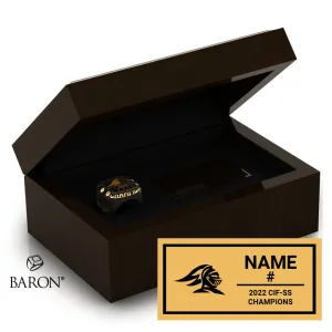 Foothill High School Girls Lacrosse 2022 Championship Ring Box