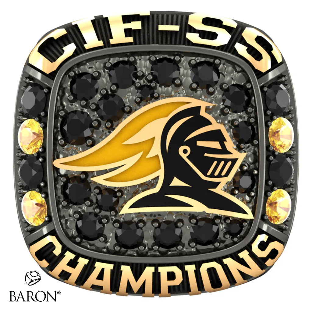 Foothill High School Girls Lacrosse 2022 Championship Ring - Design 2.2
