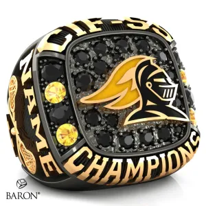 Foothill High School Girls Lacrosse 2022 Championship Ring - Design 2.2