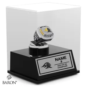Foothill High School Girls Lacrosse 2023 Championship Display Case