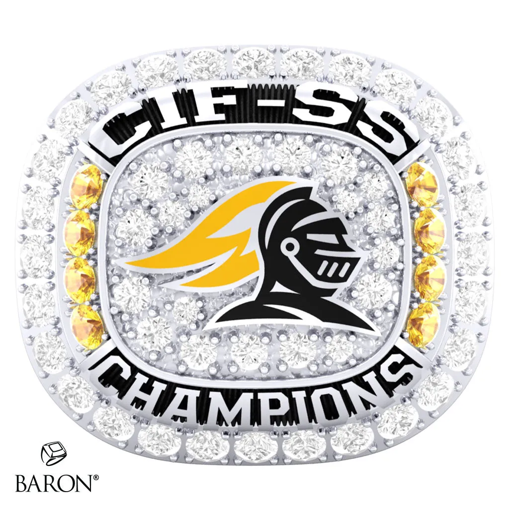 Foothill High School Girls Lacrosse 2023 Championship Ring - Design 2.1