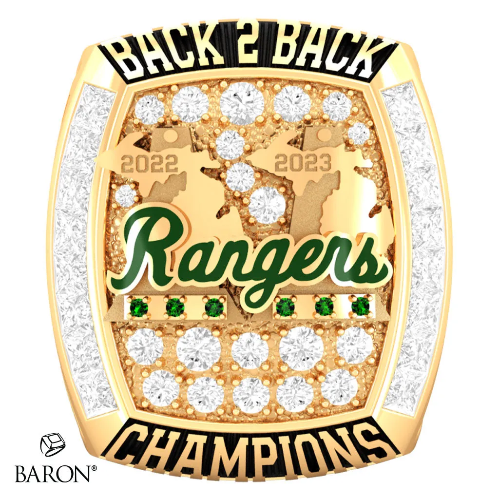 Forest Hills Central Lacrosse 2023 Championship Ring - Design 1.14
