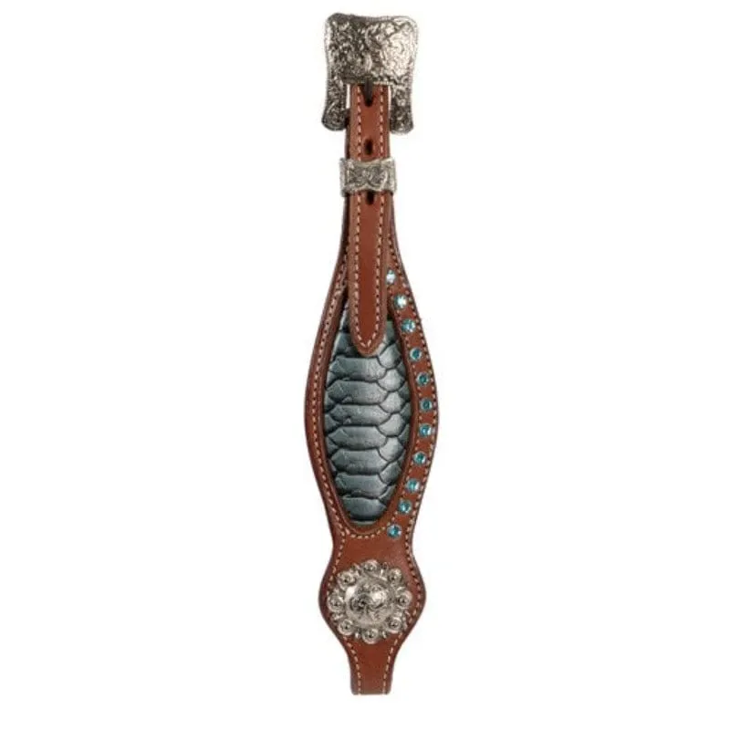 Fort Worth Headstall Crocodile (FOR20-1015)