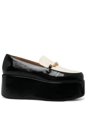 GANNI 70mm platform loafers