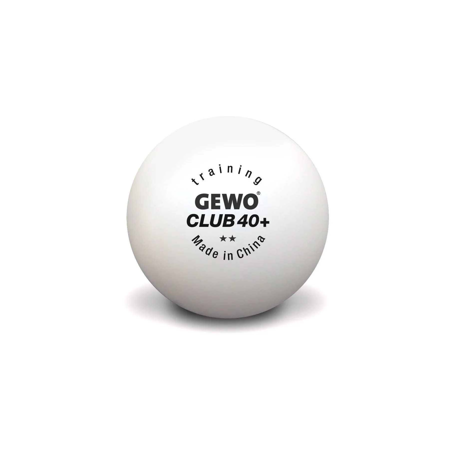 Gewo Balls Training Club 40 ** 4x 72er Box white