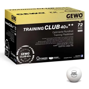 Gewo Balls Training Club 40 ** 4x 72er Box white