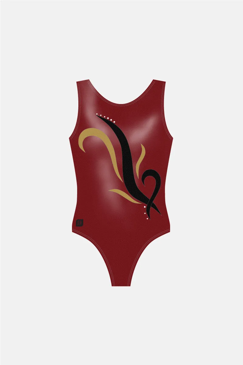Girls School Sleeveless Leotard