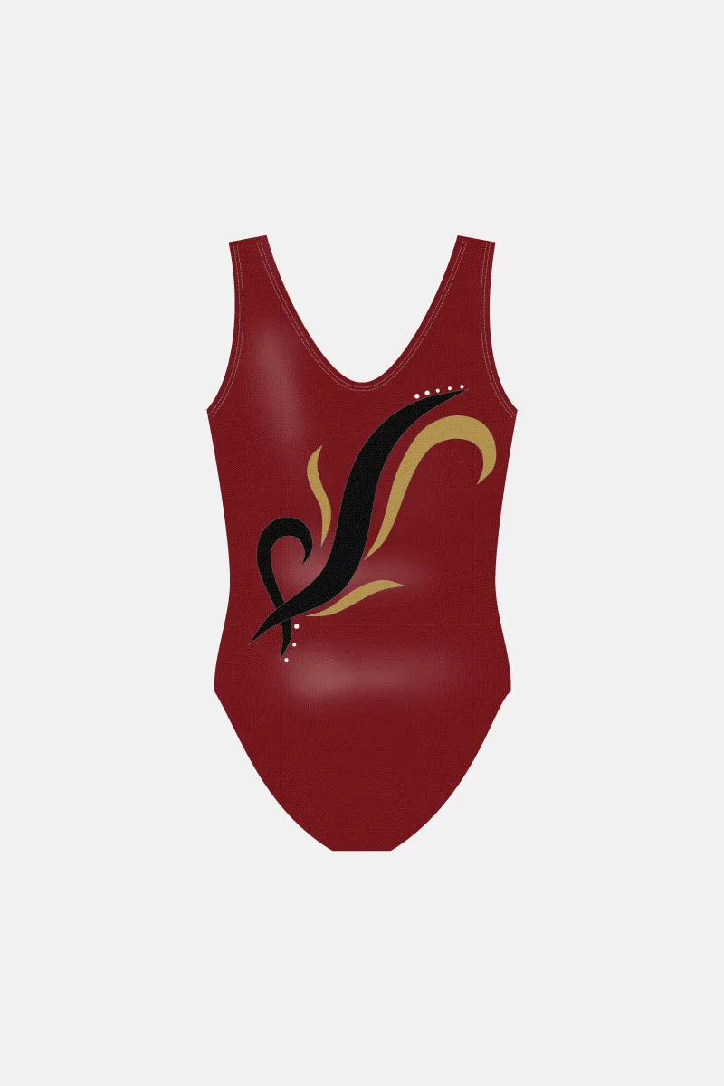 Girls School Sleeveless Leotard