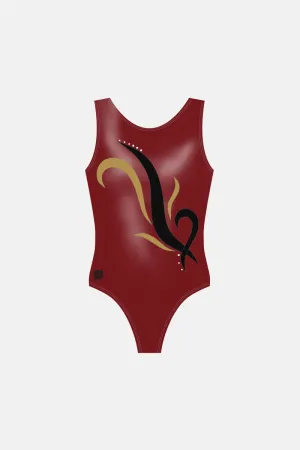 Girls School Sleeveless Leotard
