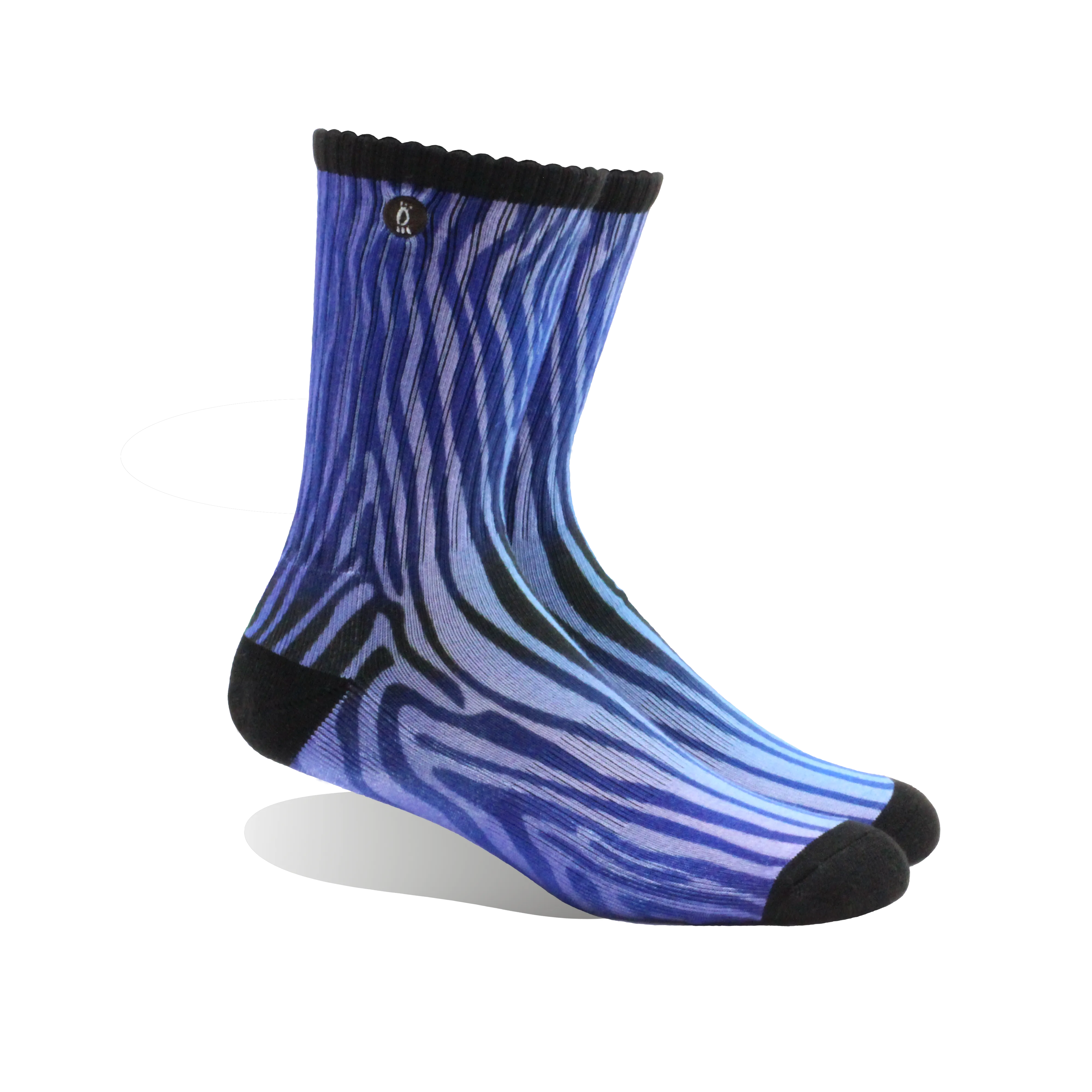Halo Multi Zebra Training Crew Socks