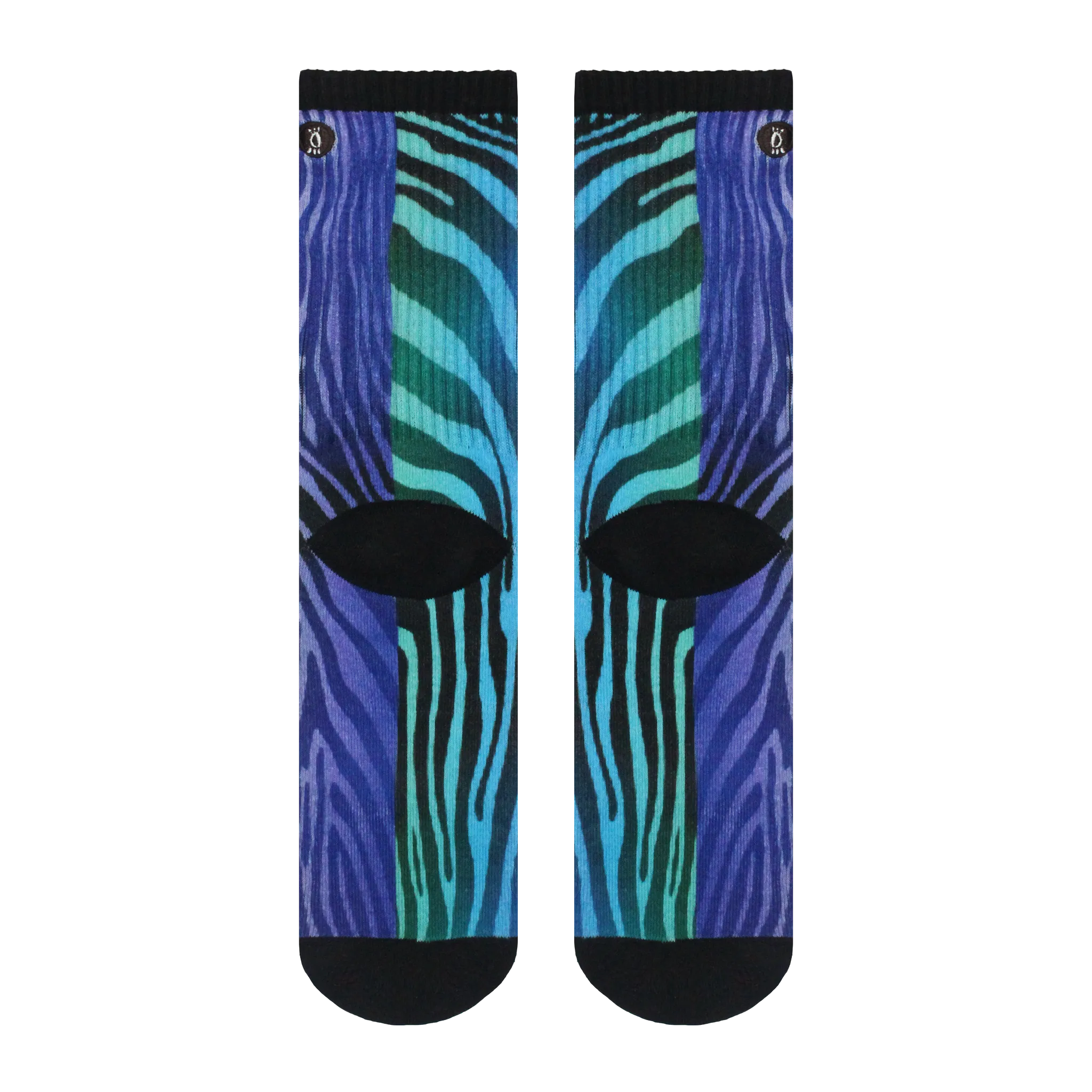 Halo Multi Zebra Training Crew Socks