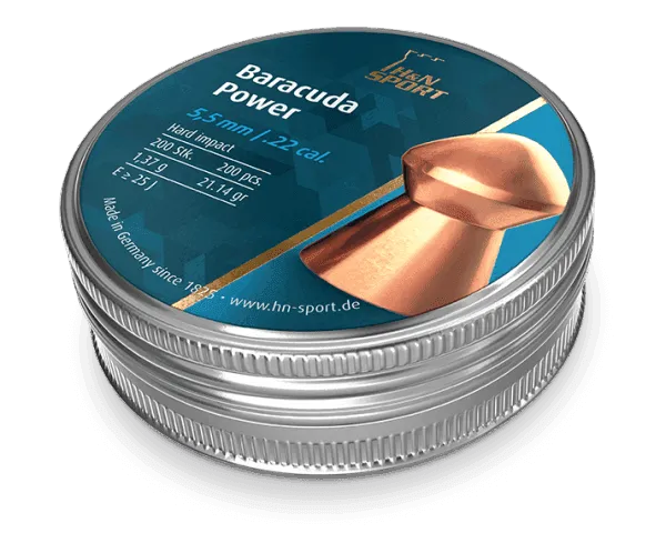 H&N Baracuda Power | 5.5mm | 1.37g | 21.14gr | 200 Pcs