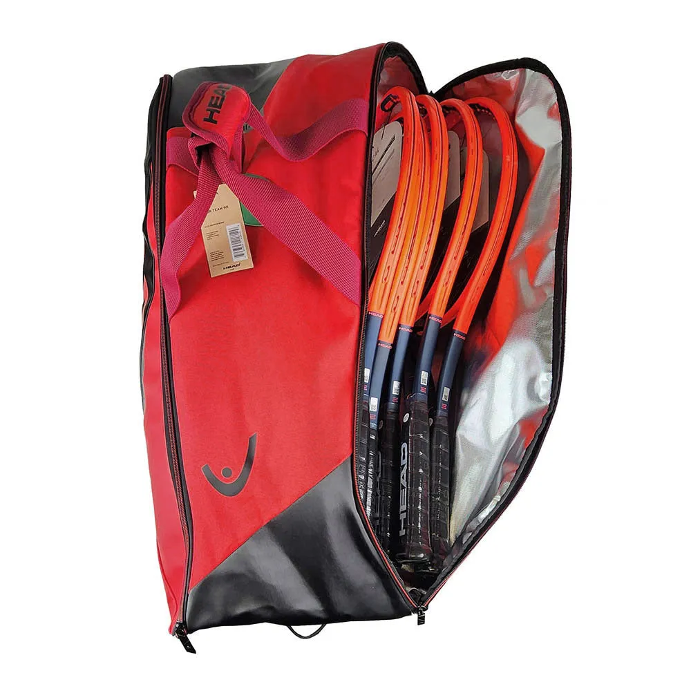 Head Tour Team Supercombi 9 Pack Racquet Bag (Red/Black)