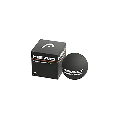 HEAD Tournament Single Dot Squash Ball HEAD Nano Ti Tornado Squash Racquet