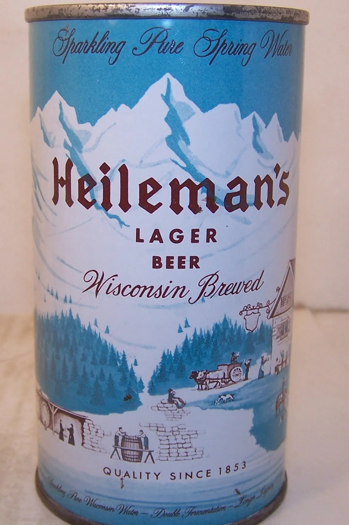 Heileman's Lager Beer (Brown Letters) USBC 81-22, Grade 1/1  Sold 2/27/15