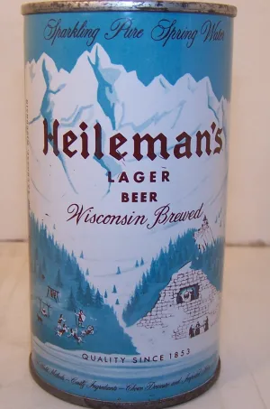 Heileman's Lager Beer (Brown Letters) USBC 81-22, Grade 1/1  Sold 2/27/15