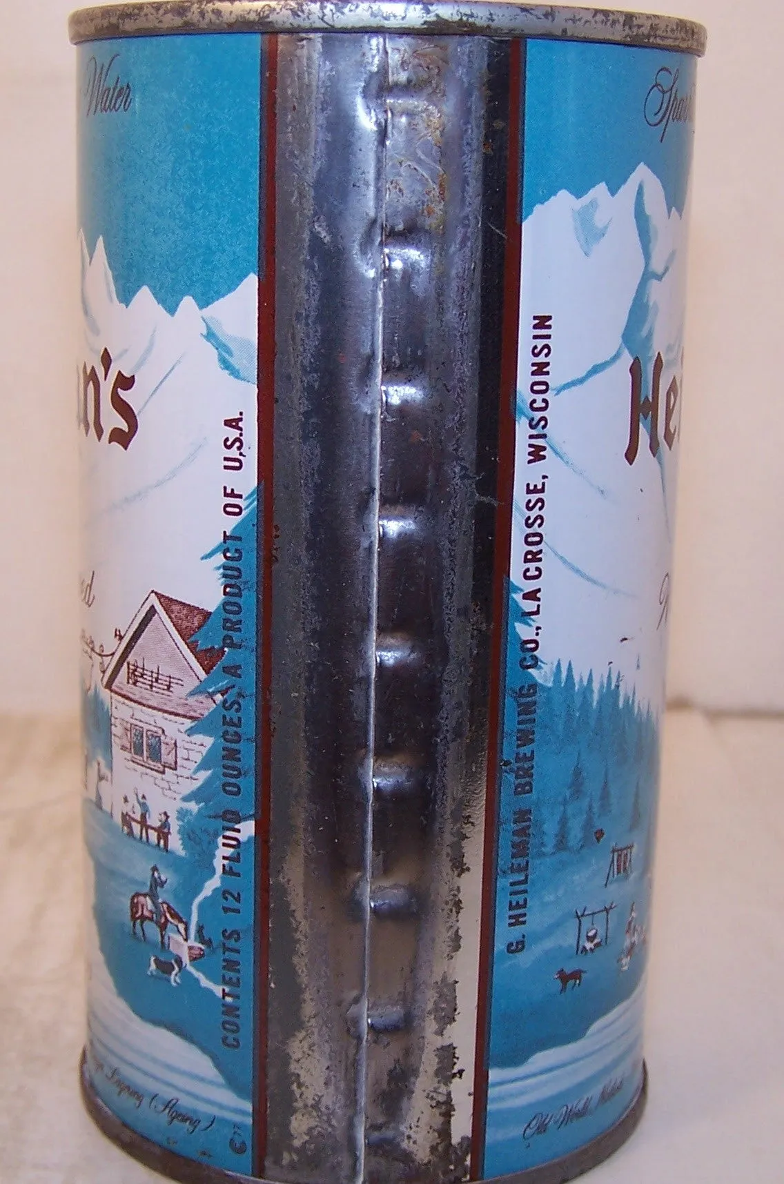 Heileman's Lager Beer (Brown Letters) USBC 81-22, Grade 1/1  Sold 2/27/15