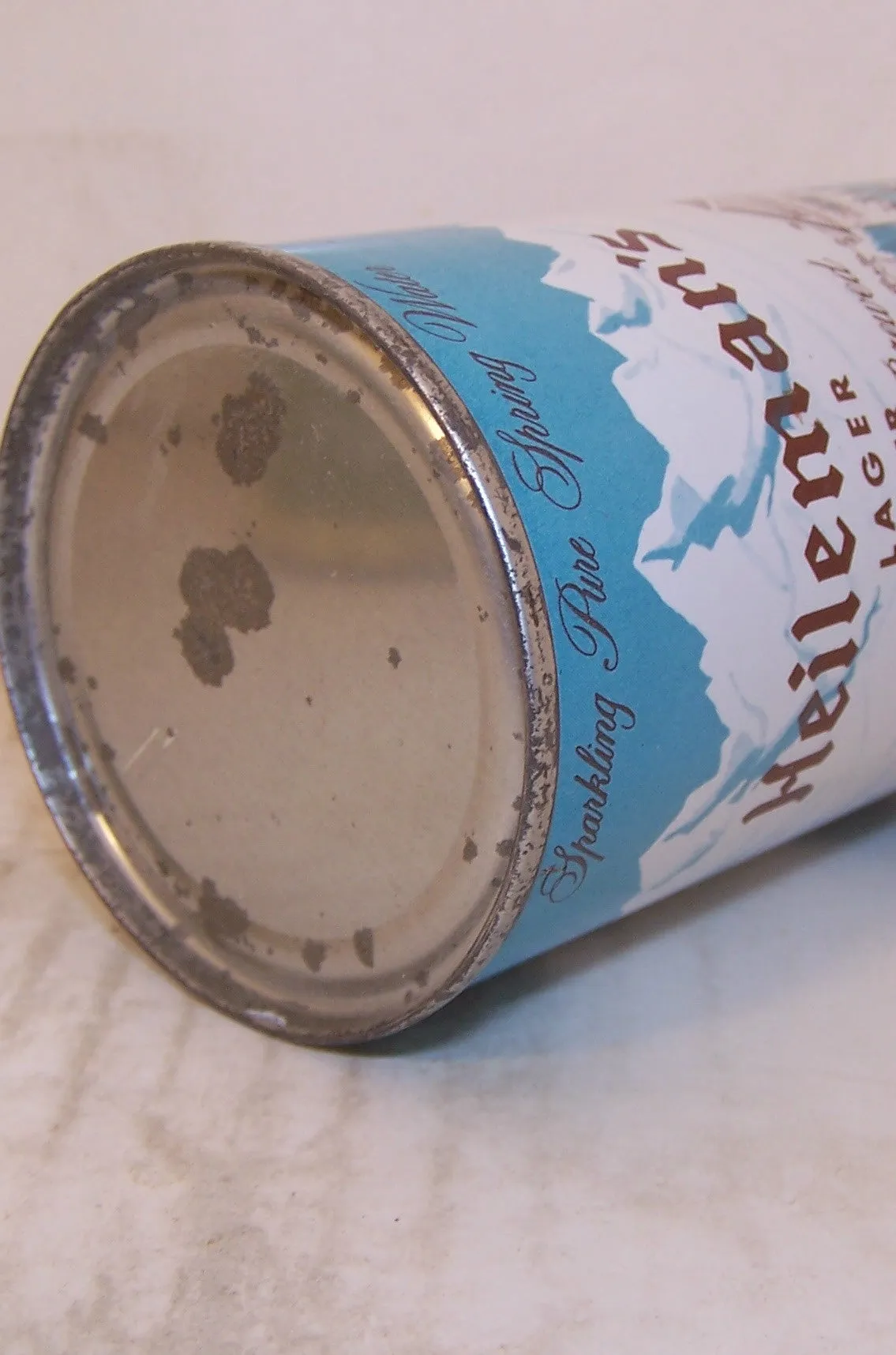 Heileman's Lager Beer (Brown Letters) USBC 81-22, Grade 1/1  Sold 2/27/15