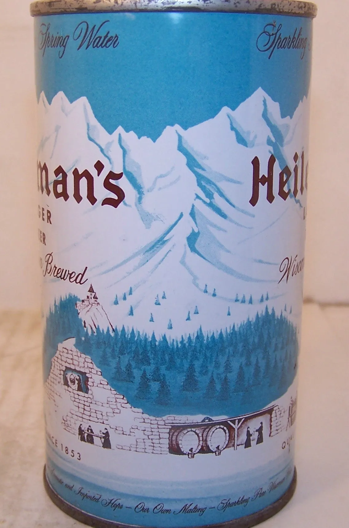 Heileman's Lager Beer (Brown Letters) USBC 81-22, Grade 1/1  Sold 2/27/15