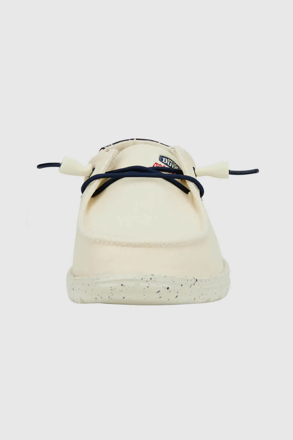 HEYDUDE Women’s Wendy Americana Print Shoes in Off White | 41096-1LB