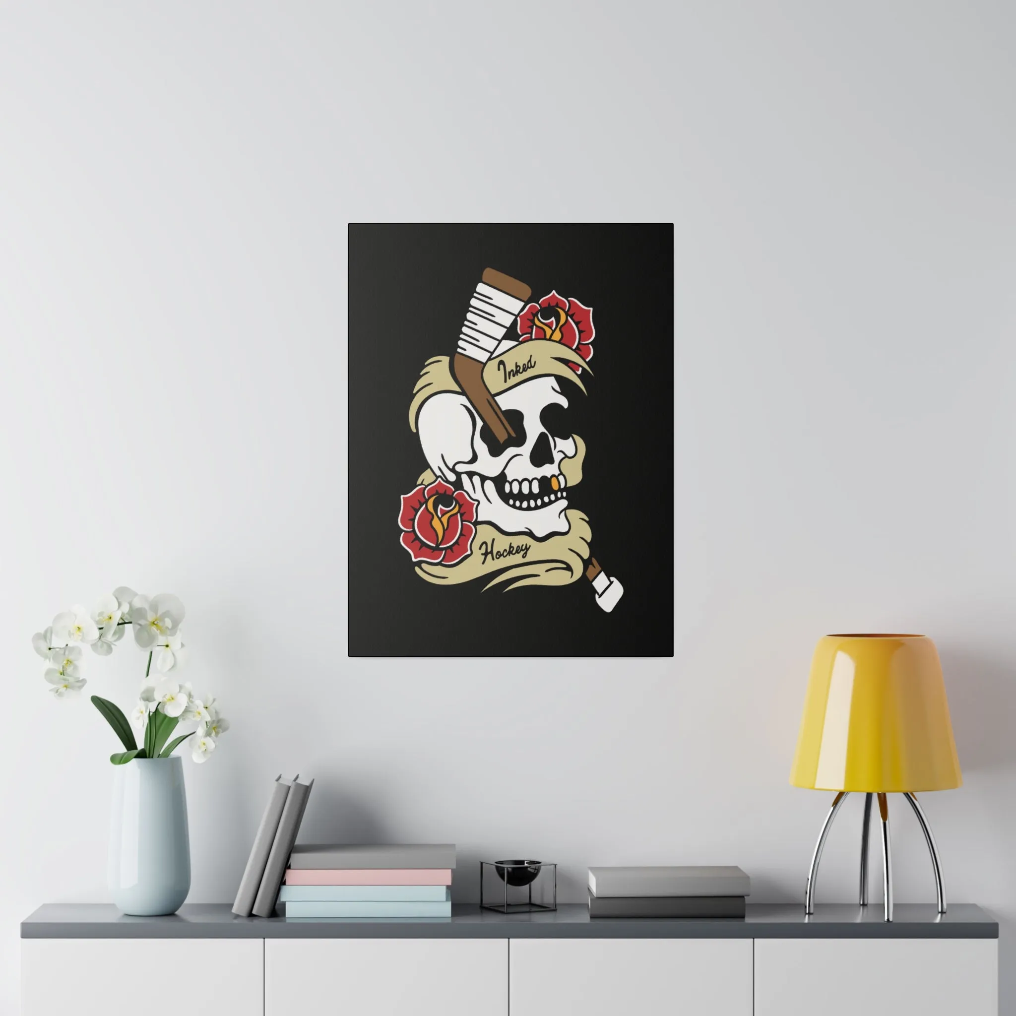 HIGH STICK STRETCHED CANVAS
