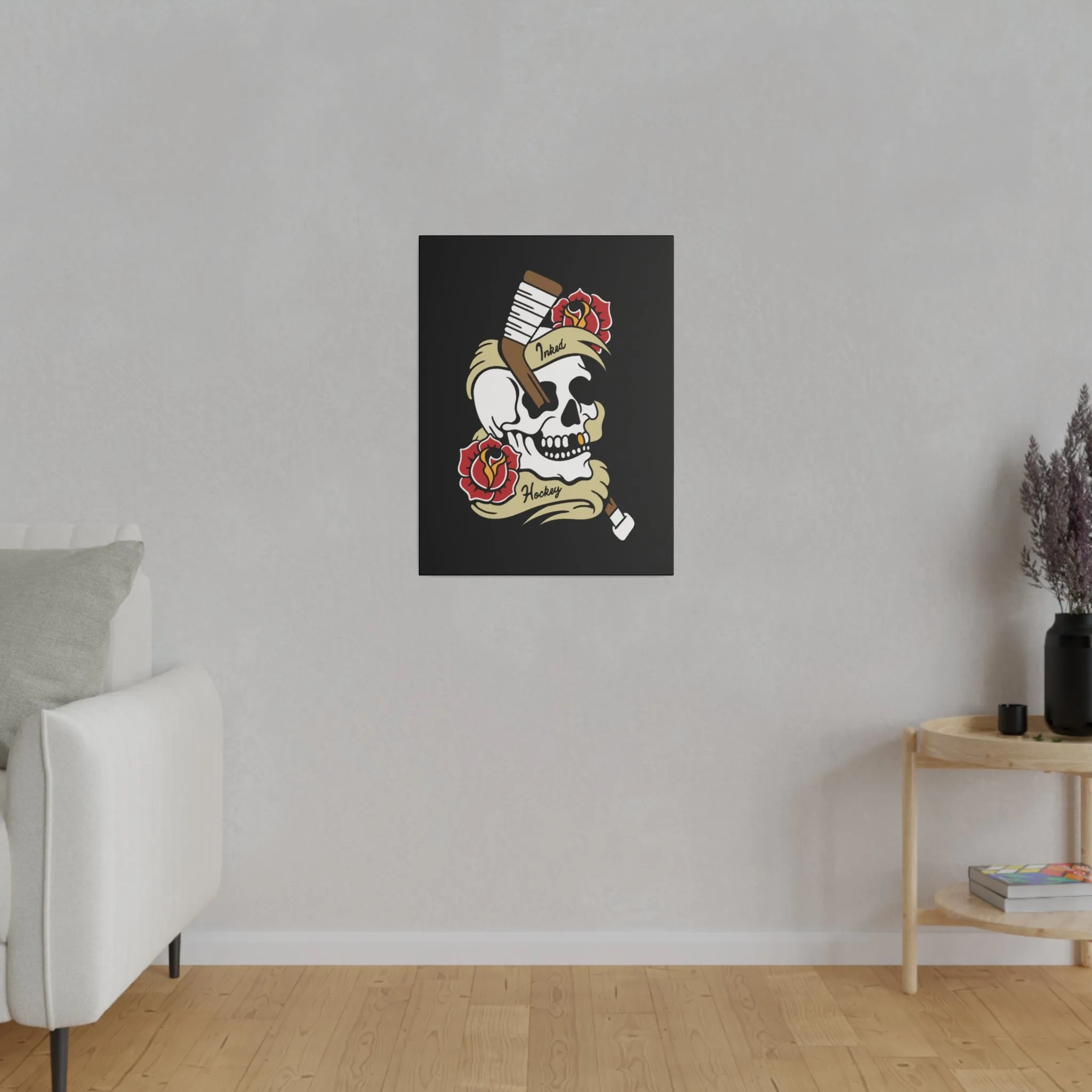 HIGH STICK STRETCHED CANVAS