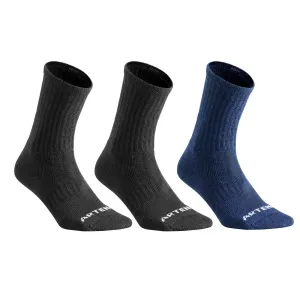 High Tennis Socks RS 500 Tri-Pack