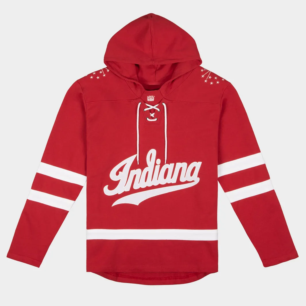 Indiana Hoosiers Hockey Rinkside Hoodie