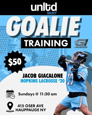 Jacob Giacalone Goalie Training