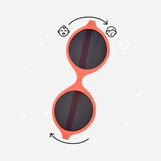 Ki ET LA Sunglasses  2.0 Diabola 0-1 year old - Grapefruit