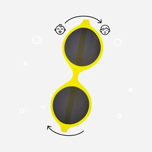 Ki ET LA Sunglasses 2.0 Diabola 0-1 year old - Yellow