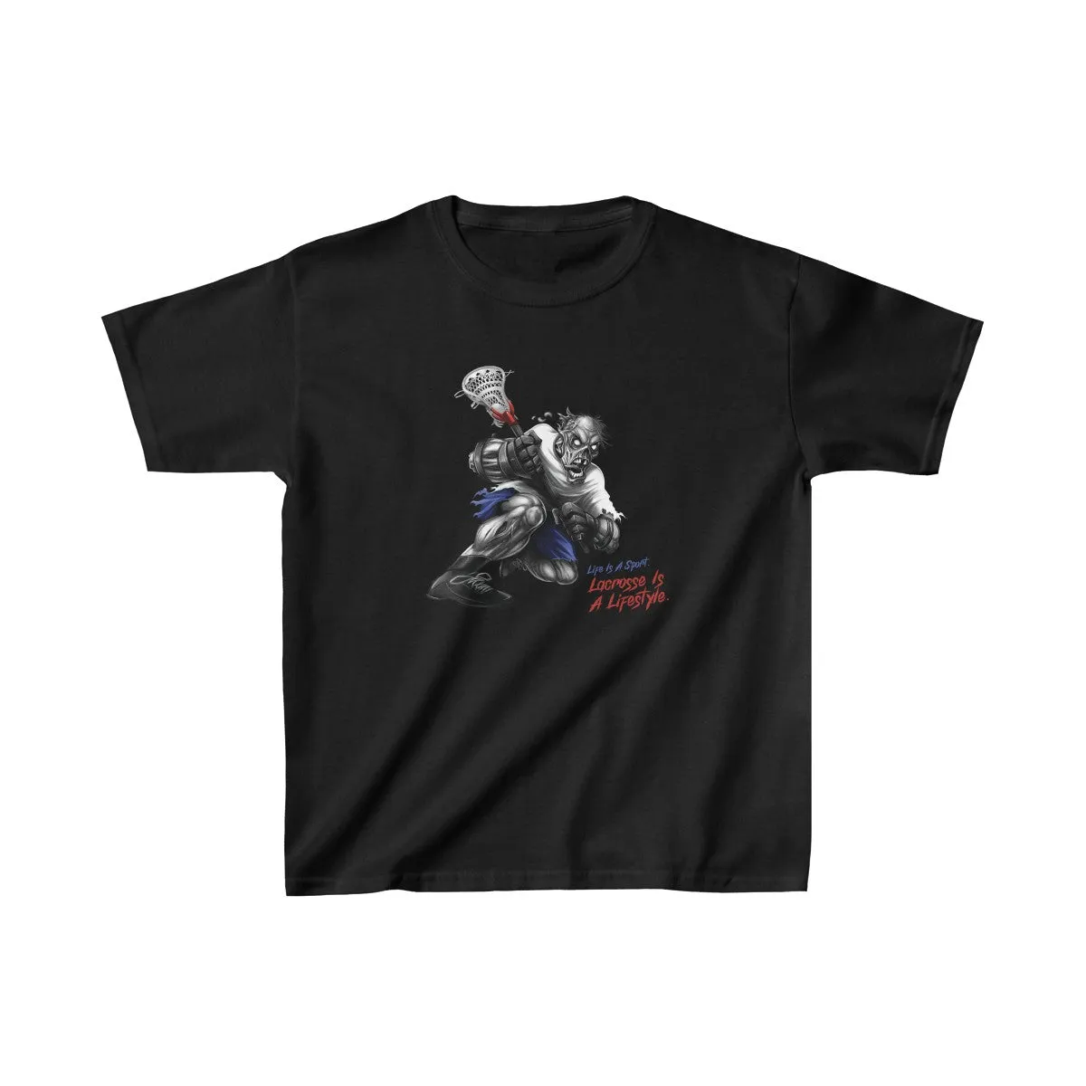Kids Lacrosse Zombie Short Sleeve Tee