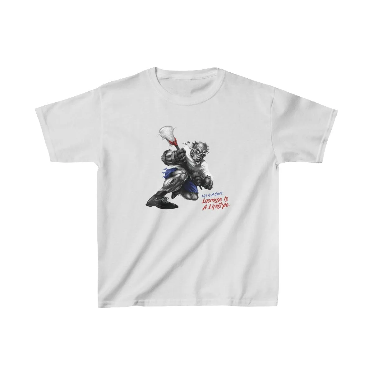 Kids Lacrosse Zombie Short Sleeve Tee