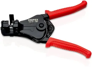 KNIPEX Insulation Stripper with Adapted Blades 180mm Stripping Pliers Plastic Coated 12 21 180