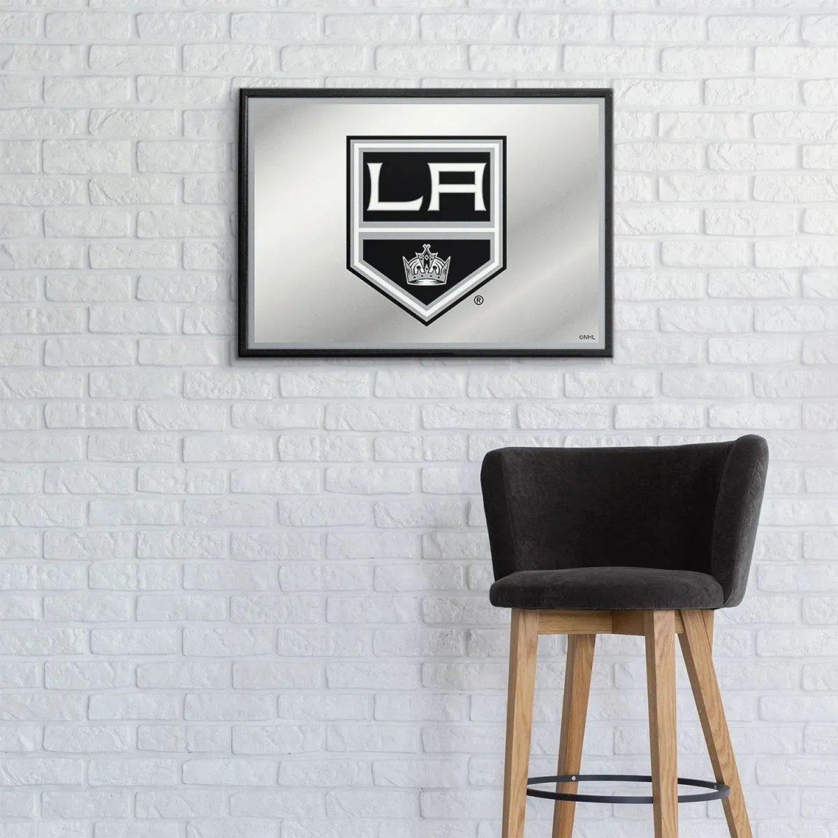 LA Kings: Framed Mirrored Wall Sign