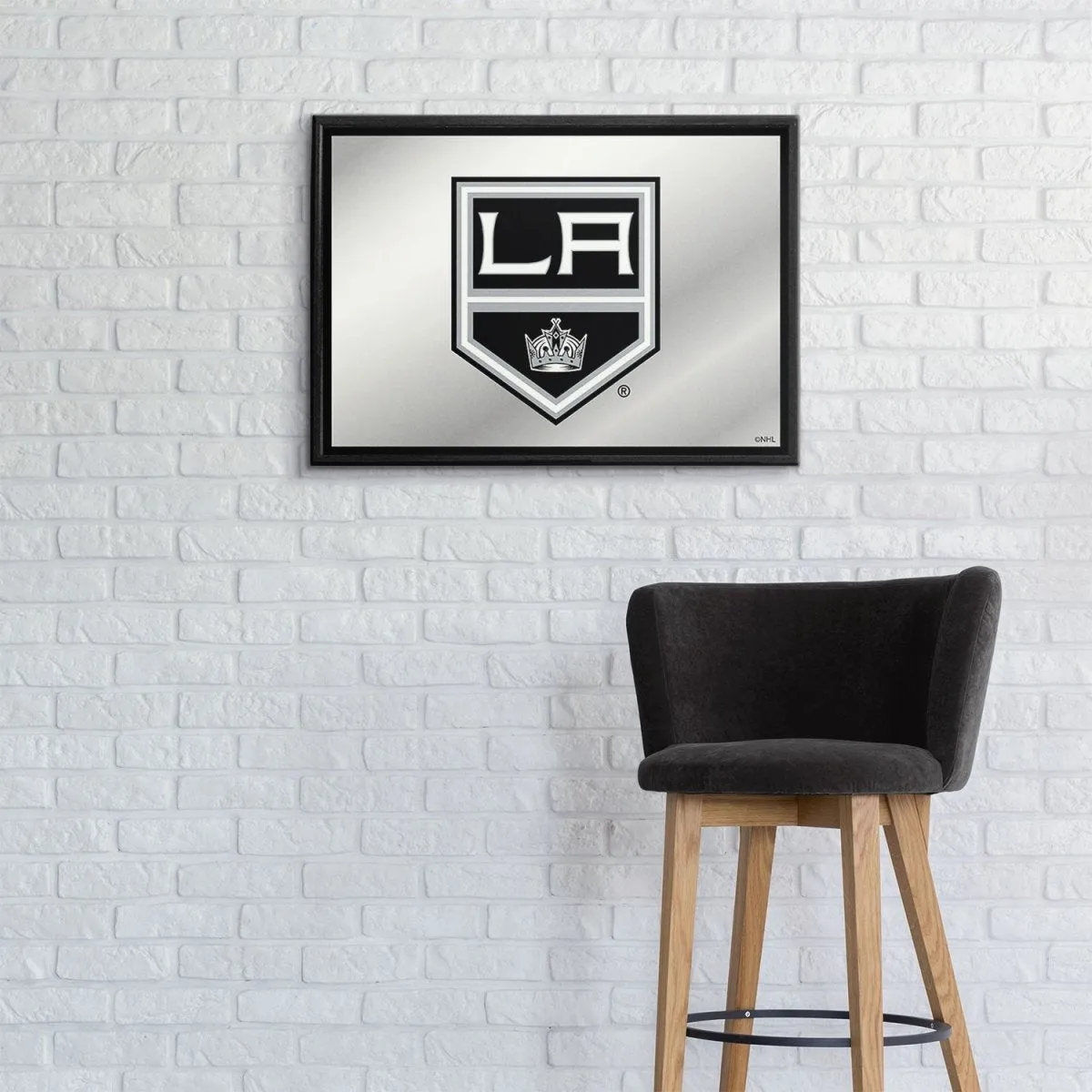 LA Kings: Framed Mirrored Wall Sign