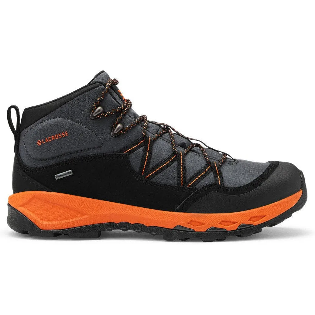 Lacrosse Men's San Juan Mid GTX 4" WP Hunt Boot -Gunmetal- 535812