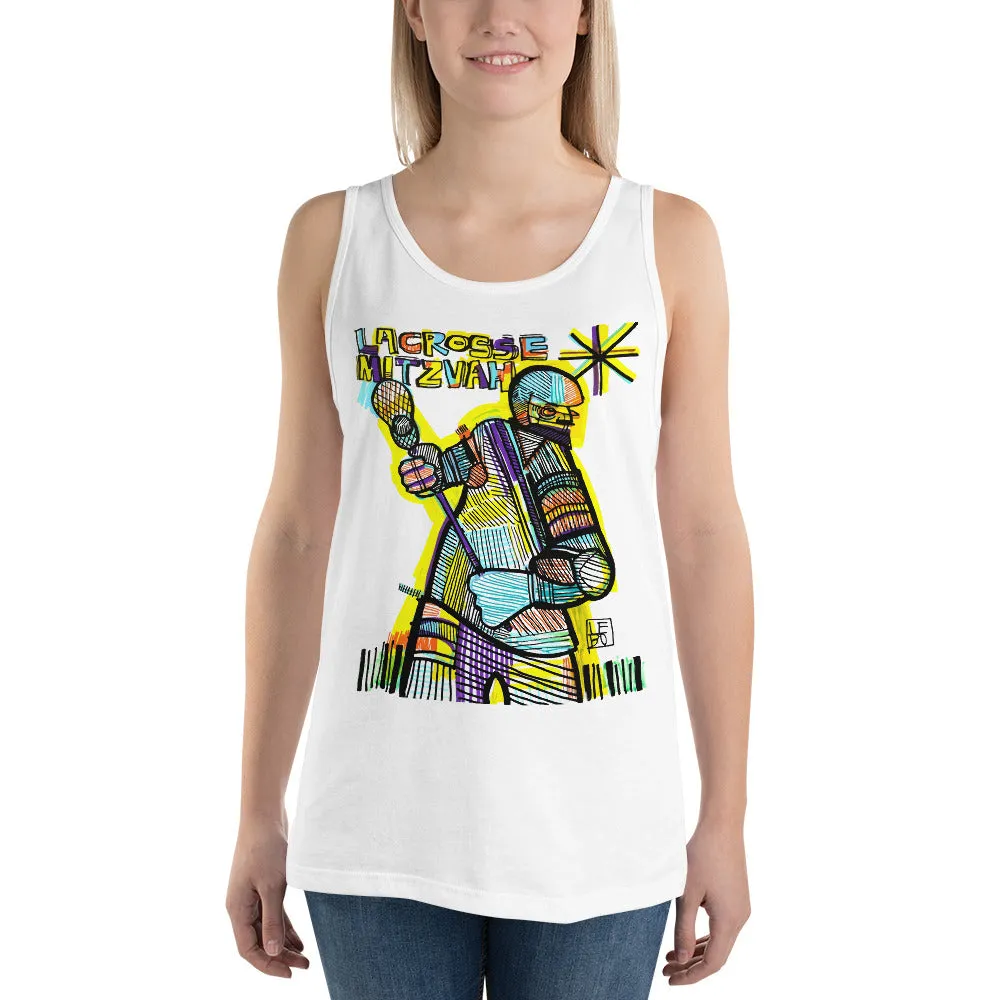 Lacrosse Mitzvah – Lebo Unisex Tank Top